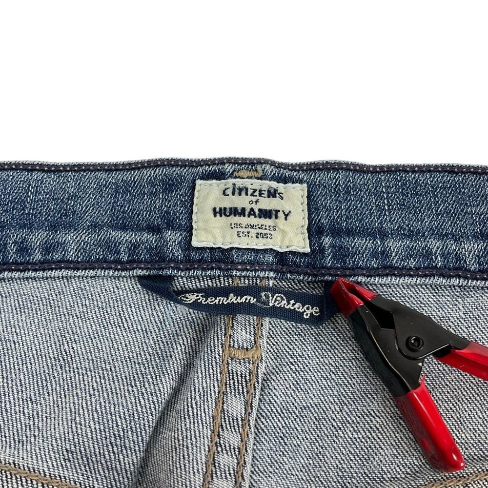 Citizens of Humanity Jeans Women's Sz 28 Blue Drew Flip Flop Flare Mid $228 Nwt - Picture 7 of 16